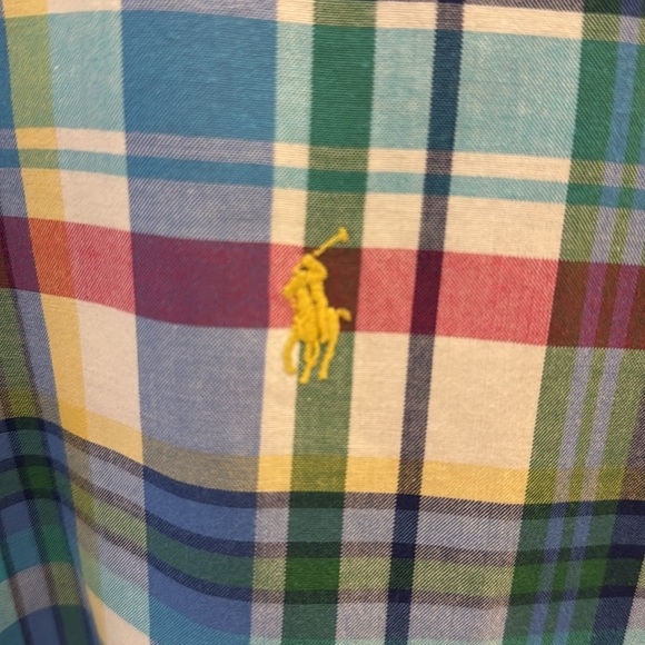 Men’s Ralph Lauren Multi Color Button Down Classic Fit-Size L - Picture 3 of 3